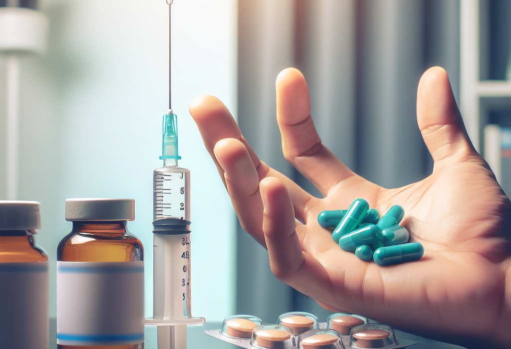 Choix entre médicaments injectables et oraux
