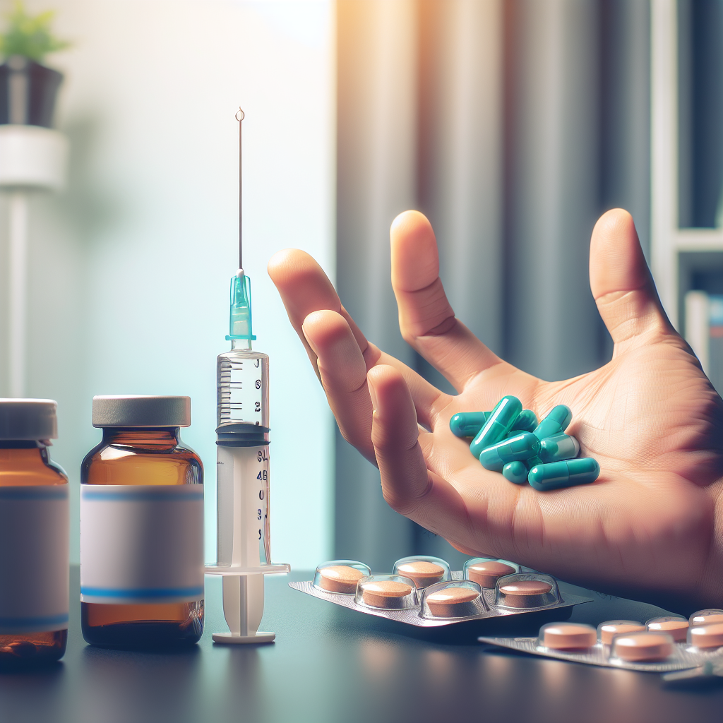 Choix entre médicaments injectables et oraux