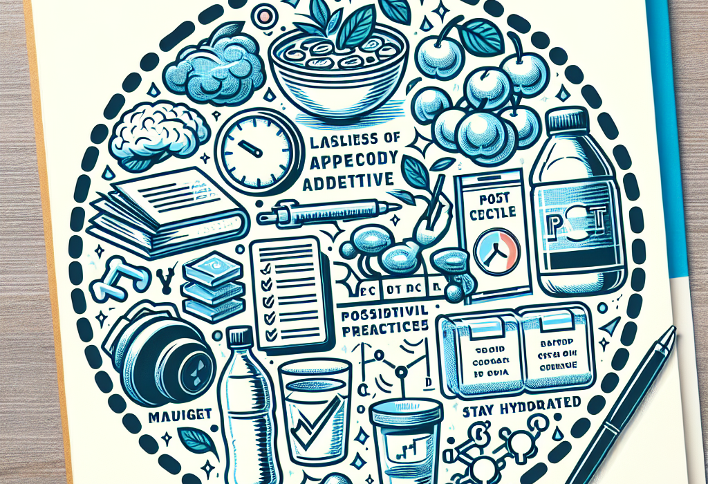 Comment éviter la perte d'appétit pendant la PCT