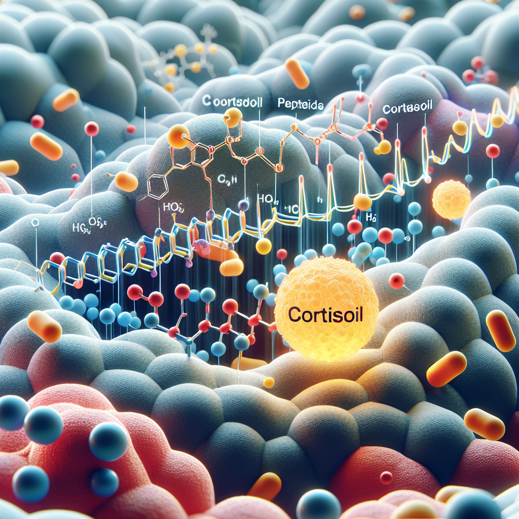 Peptides et contrôle égal au cortisol