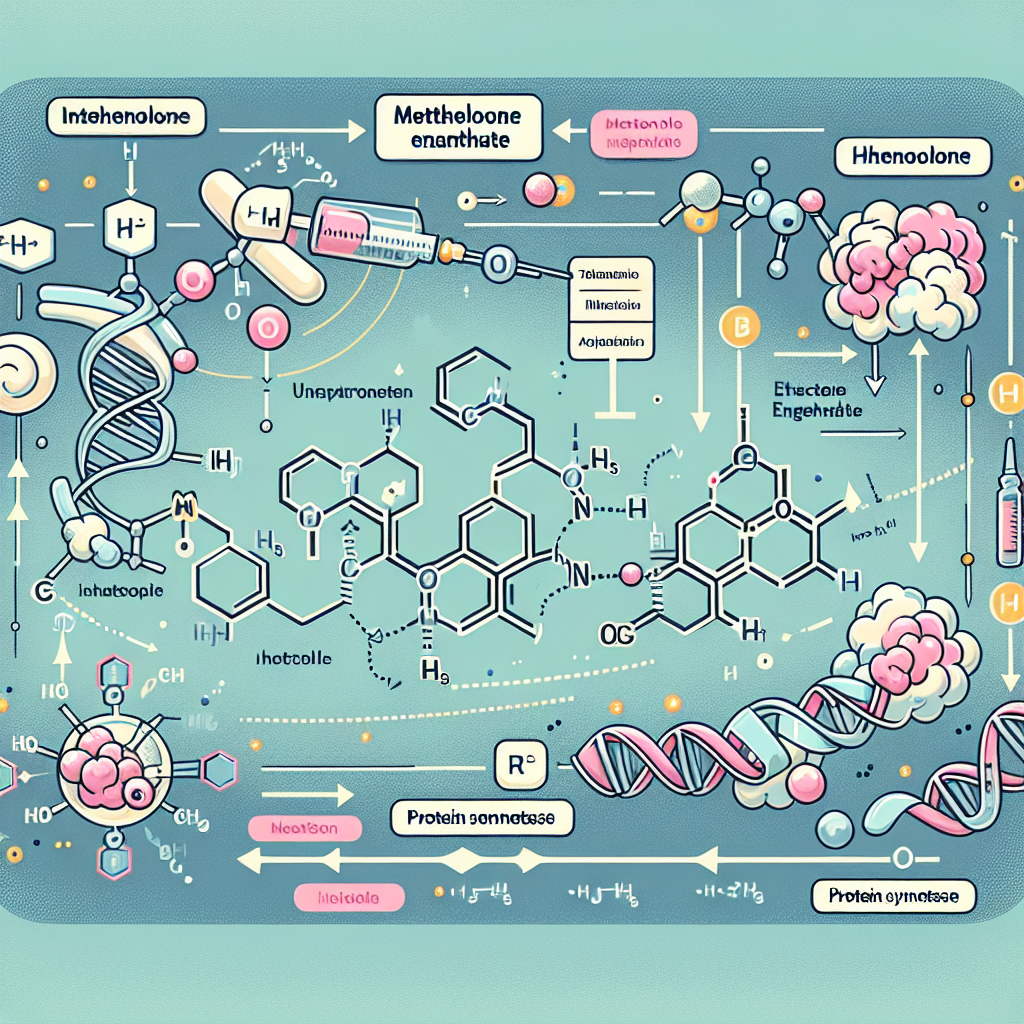 Comment l'Énanthate de méthénolone injectable affecte-t-il la synthèse des protéines ?