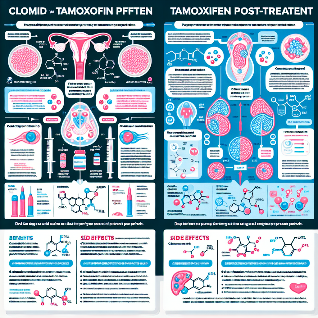 Comparaison de l'efficacité de Clomid et du tamoxifène après la cure