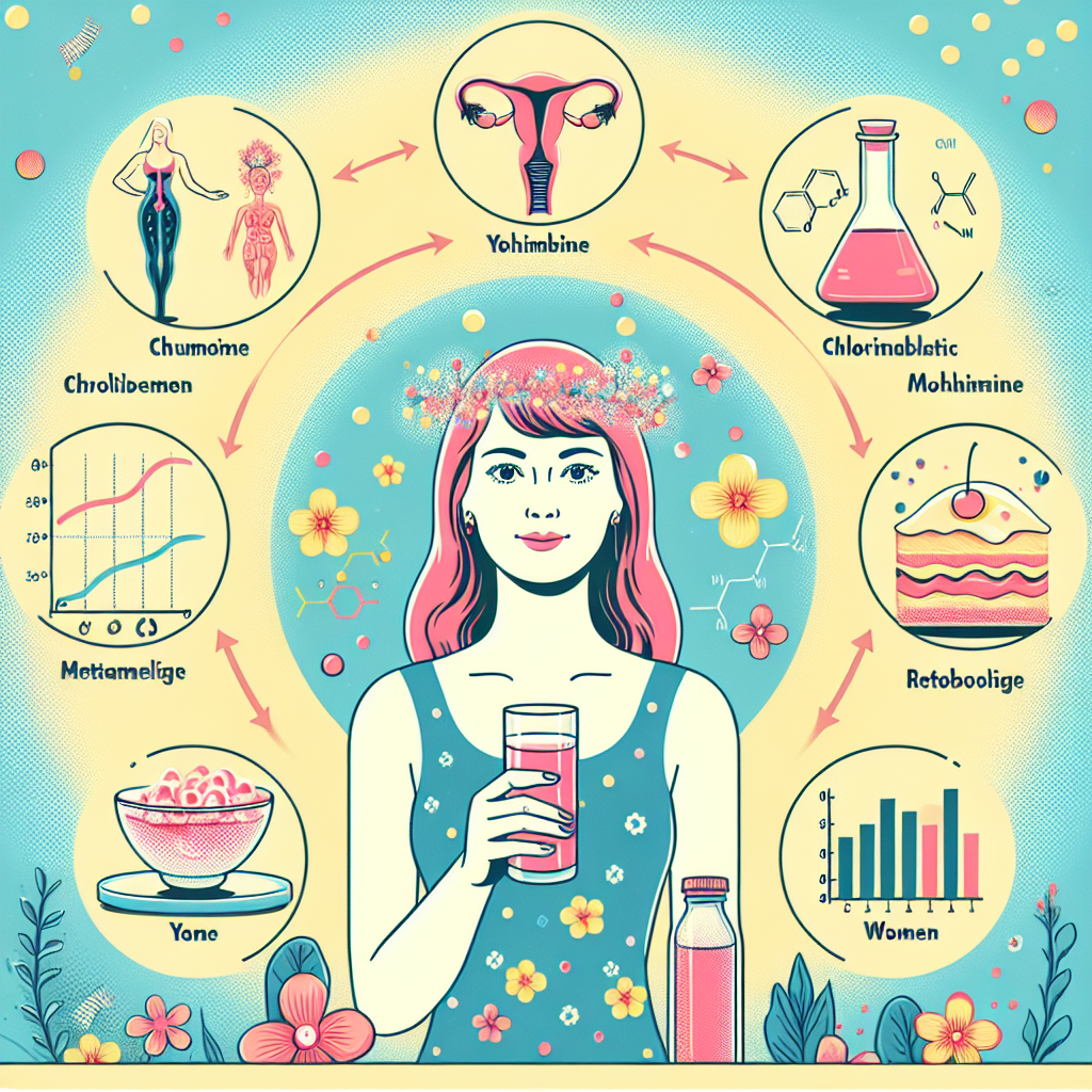 Influence de la yohimbine chlorée sur le métabolisme chez les femmes
