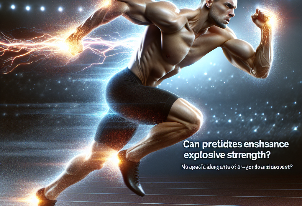 Les peptides peuvent-ils améliorer la force explosive chez les sprinteurs ?