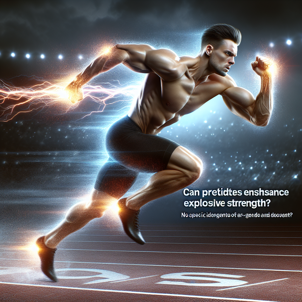 Les peptides peuvent-ils améliorer la force explosive chez les sprinteurs ?