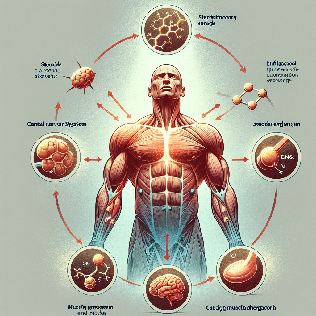Stéroïdes et amélioration de la force musculaire grâce à leur effet sur le SNC